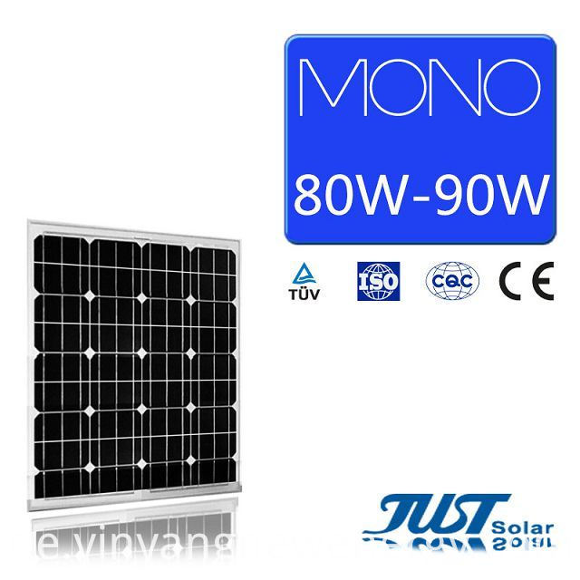 Hocheffizientes 80-W-Monosolarmodul mit niedrigem Preis